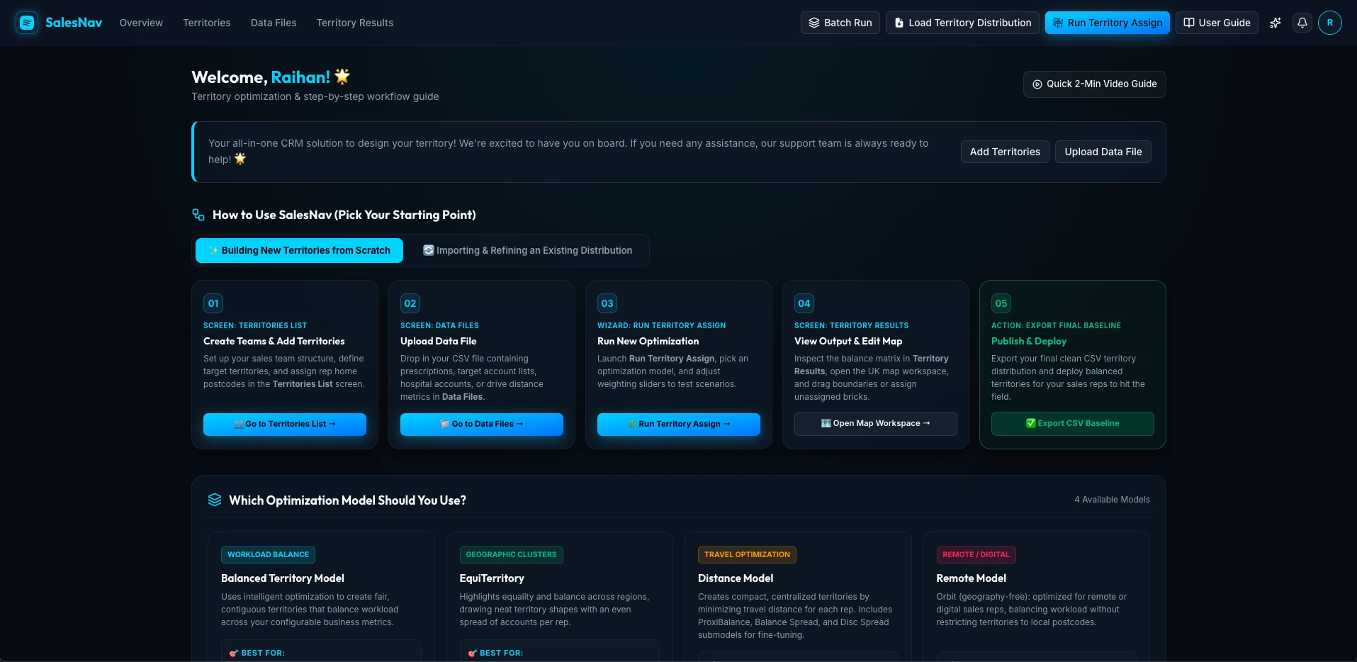 app screen