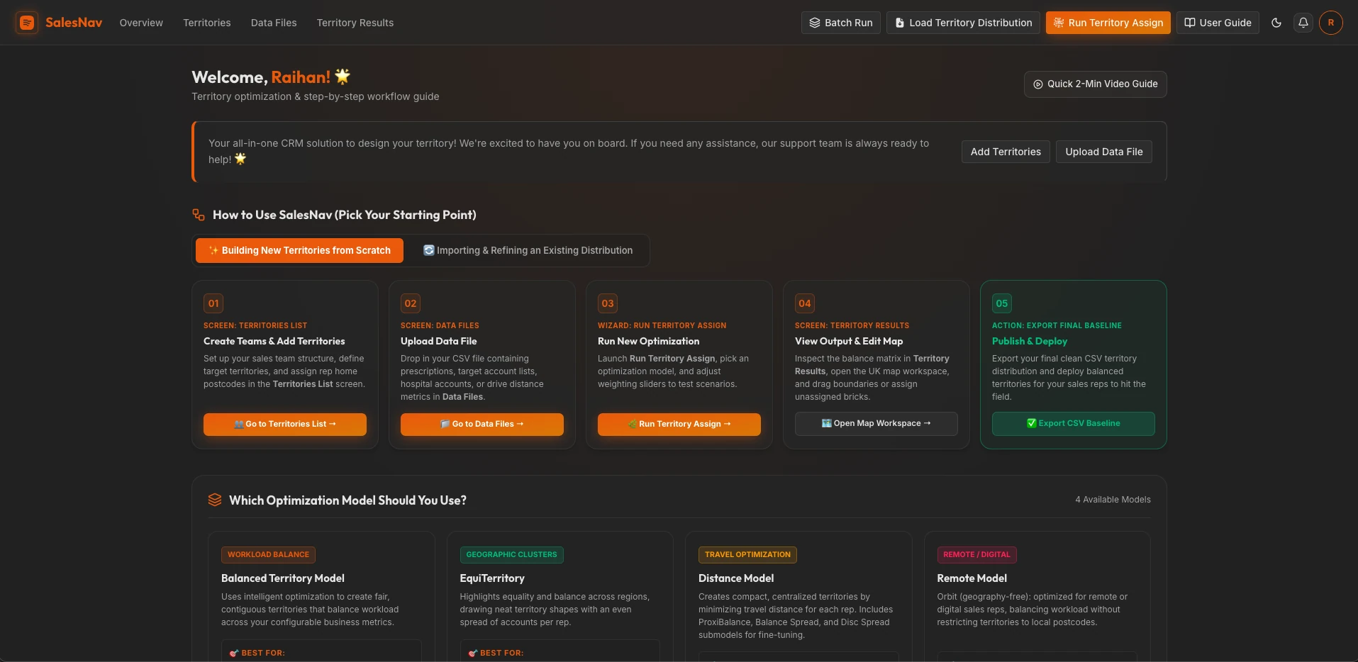 app screen